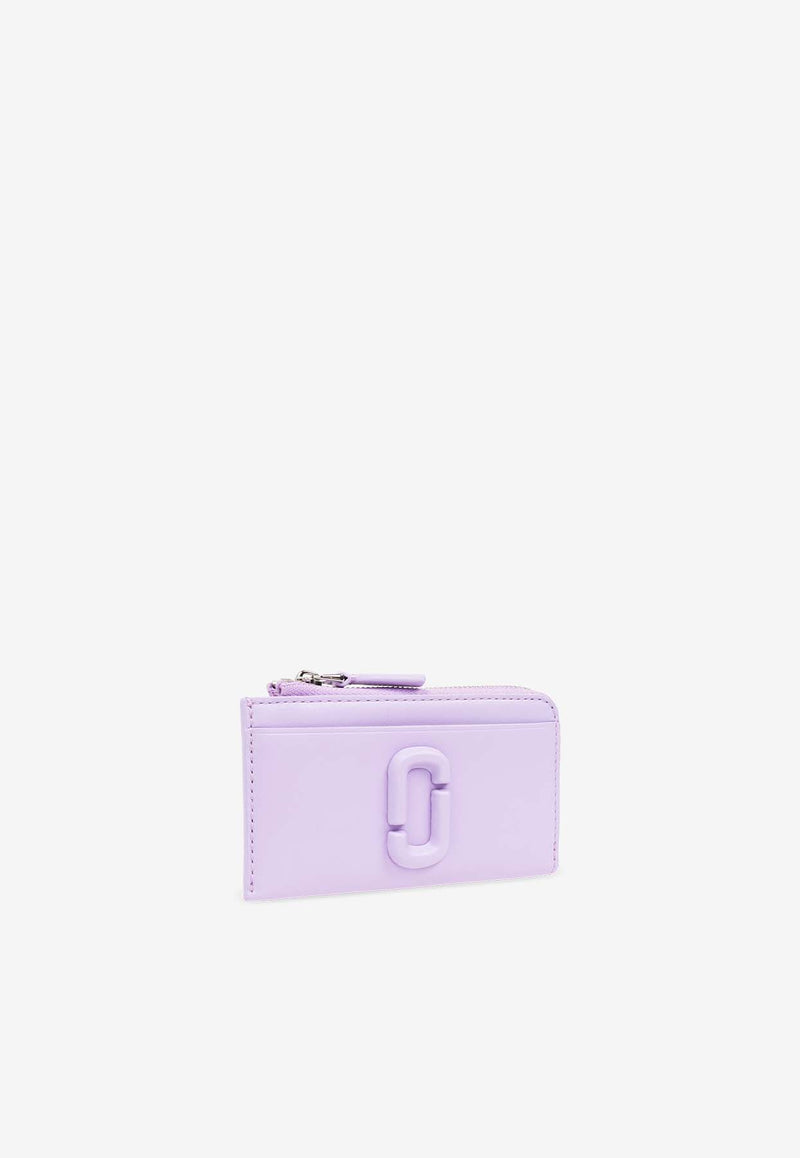 Marc Jacobs The Covered J Marc Leather Multi-Zip Wallet Purple 2S4SMP008S02 0-545