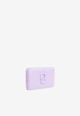 Marc Jacobs The Covered J Marc Leather Wallet Purple 2S4SMP007S02 0-545