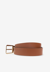 Salvatore Ferragamo Reversible Calf Leather Belt Brown 670374 DOUBLE ADJU 775805-NEW COGNAC