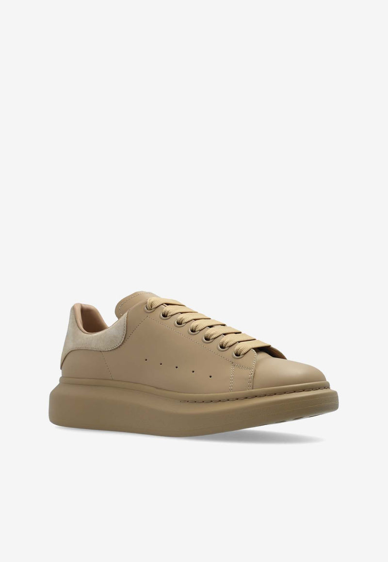 Alexander McQueen Larry Sports Low-Top Sneakers Beige 727388 WIEEY-2104