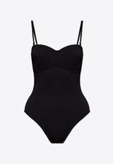 Bottega Veneta Paneled One-Piece Swimsuit 782623 V40F0-1000