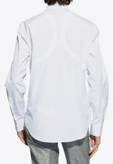 Alexander McQueen Harness Long-Sleeved Shirt White 792106 QNAAD-9000