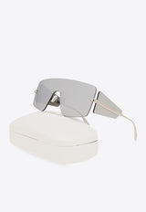 Alexander McQueen Futuristic Shield Sunglasses Gray 792489 I3310-1273