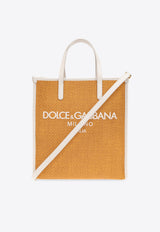 Dolce & Gabbana Logo-Embroidered Woven Tote Bag BB2259 AS525-8F356