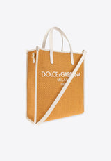 Dolce & Gabbana Logo-Embroidered Woven Tote Bag BB2259 AS525-8F356