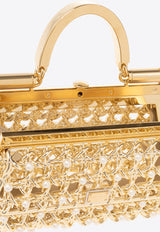 Dolce & Gabbana Sicily Box Pearl-Embellished Top Handle Bag BB7618 AV601-89329