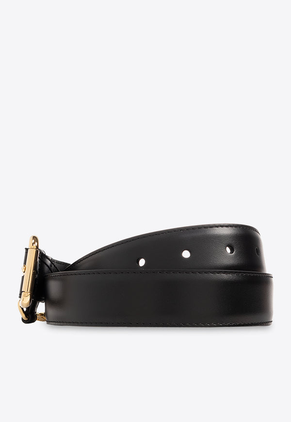 Dolce & Gabbana Logo-Charm Leather Belt  BE1635 AW576-80999