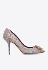 Dolce & Gabbana 90 Crystal-Embellished Lace Rainbow Pumps CD0101 AL198-87142