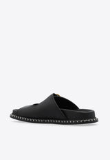 Chloé Rebecca Leather Slides CHC24S981 D1-001