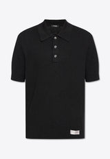 Balmain Logo-Patched Polo T-shirt DH1GB066 KE93-0PA