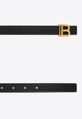 Balmain Logo-Buckle Leather Belt DN1WJ000 LVTL-0PA