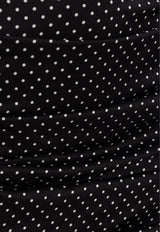 Dolce & Gabbana Micro Polka-Dot Print Dress F6EALT FSA6J-HN56W