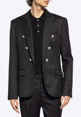 Balmain Wool Double-Breasted Blazer DH1SG075 WB12-0PA