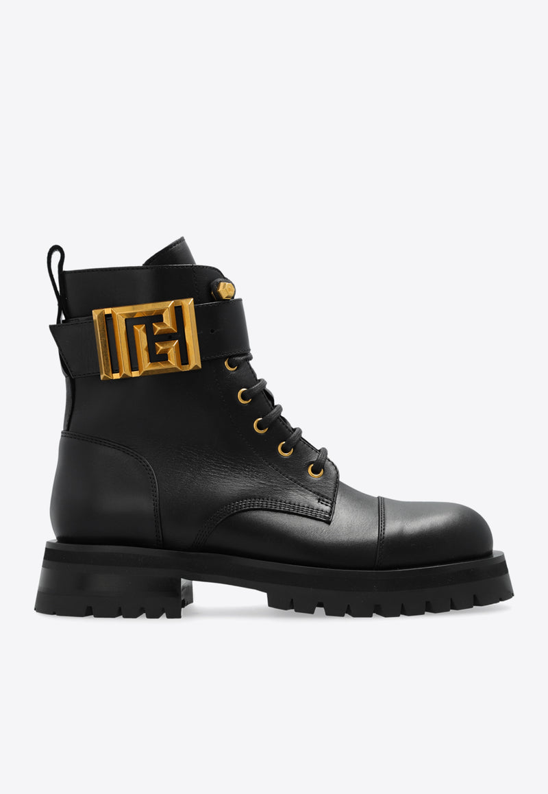 Balmain Combat Ankle Boots DN1TC961 LVIT-0PA