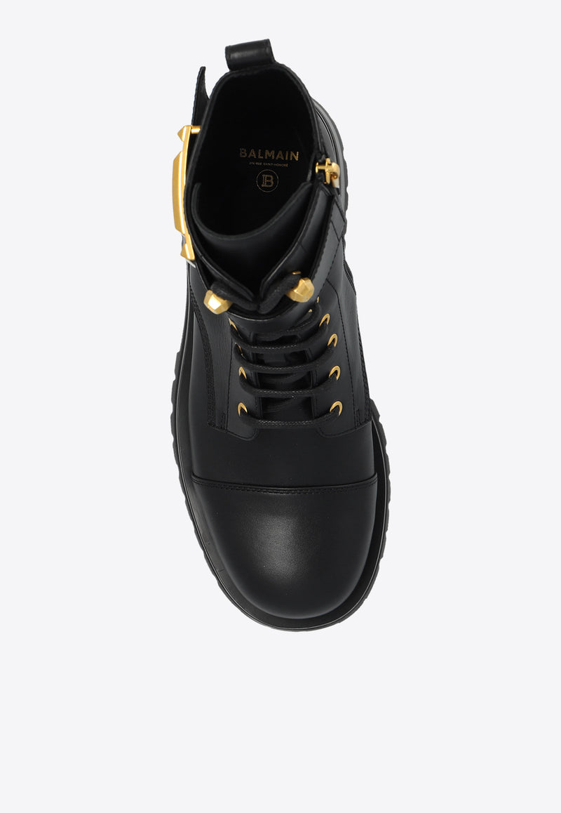 Balmain Combat Ankle Boots DN1TC961 LVIT-0PA