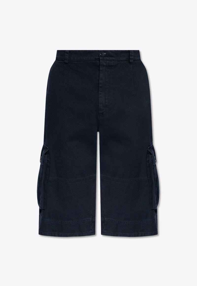 Logo-Tag Cargo Bermuda Shorts Dolce & Gabbana GV5JXT G8KH1-B0387 Navy