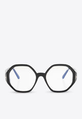 Tom Ford Essential Round Glasses Clear FT5967-B 0-53001