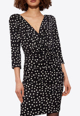 Micro Polka-Dot Print Mini Dress Dolce & Gabbana F6GAGT FSA6K-HNBDW Black