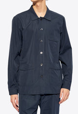 Tom Ford Casual Long-Sleeved Shirt Navy HXH002 FMC087S24-HB785