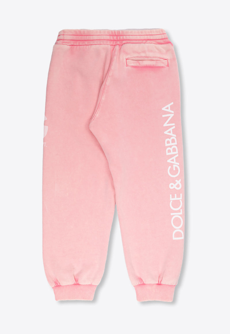 Dolce & Gabbana Kids Girls Logo-Printed Track Pants L5JPB6 G7L2I-S9000