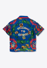 Dolce & Gabbana Kids Graphic-Printed Silk Shirt L43S86 G7L5W-HT4ZA