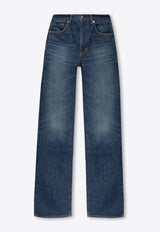 Tom Ford Washed Straight Jeans Blue PAD114 DEX222-HB772