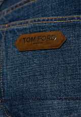 Tom Ford Washed Straight Jeans Blue PAD114 DEX222-HB772