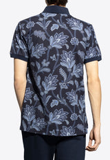 Etro Paisley-Print Polo T-shirt MRMD0004 AJ222-X0884 Navy