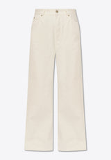 Loewe Essential Wide Jeans S540Y11X69 0-WHITE Cream