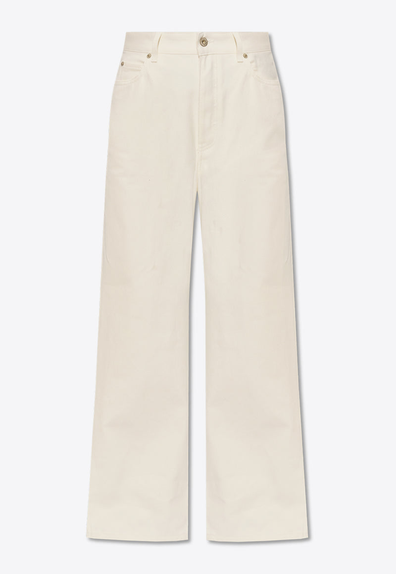 Loewe Essential Wide Jeans S540Y11X69 0-WHITE Cream