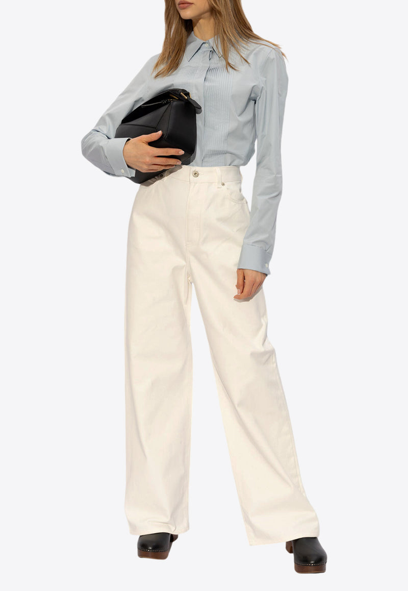 Loewe Essential Wide Jeans S540Y11X69 0-WHITE Cream