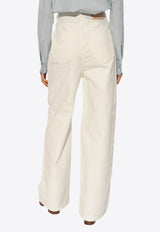 Loewe Essential Wide Jeans S540Y11X69 0-WHITE Cream