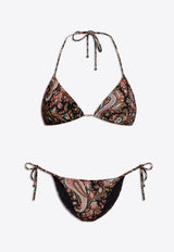 Etro Paisley-Print Halterneck Bikini Set WRPB0008 99IAS10-X0810 Multicolor