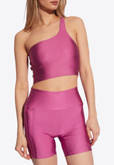 Adidas Originals One-Shoulder Cropped Top Pink IT9725 0-SEPULI