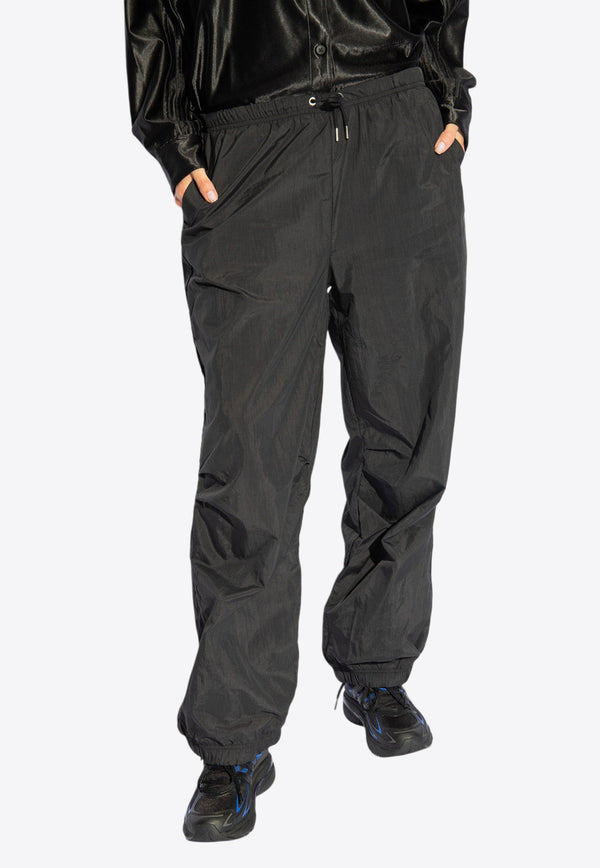 Adidas Originals Nylon Parachute Track Pants Black IT6725 0-BLACK