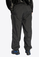 Adidas Originals Nylon Parachute Track Pants Black IT6725 0-BLACK