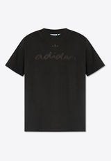 Adidas Originals Embroidered Logo T-shirt Black IT7473 0-BLACK