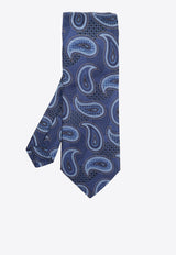 Etro Paisley-Jacquard Silk Tie  MASA0001 AQ005-S9885 Blue