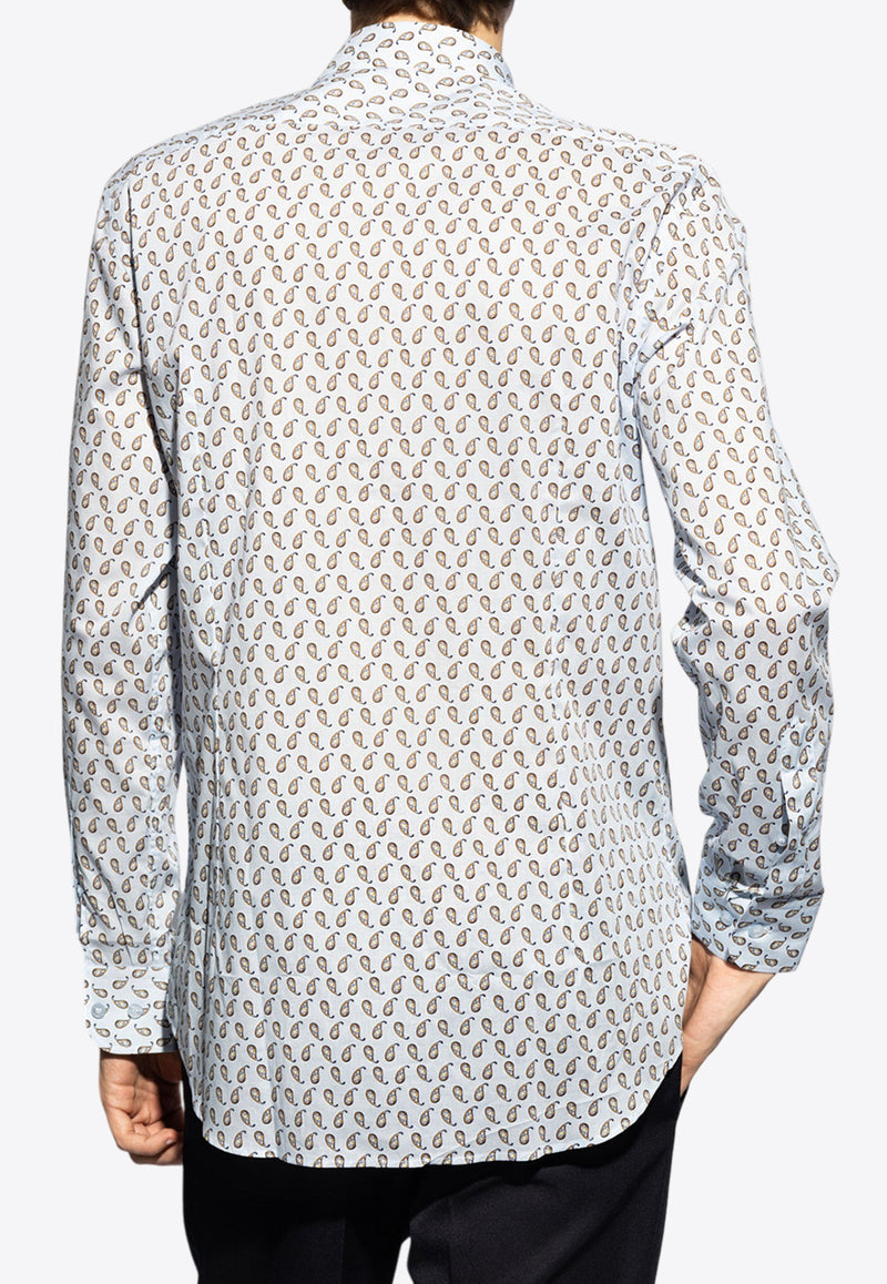 Etro Paisley-Print Long-Sleeved Shirt MRIB0001 99SA5A6-X0880 Light blue