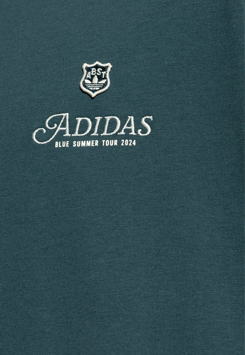 Adidas Originals Graphic Fire Print T-shirt Blue IS0225 0-ARCNGT