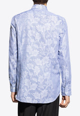 Etro Paisley-Jacquard Long-Sleeved Shirt MRIB0001 99TJ532-S8461 Blue