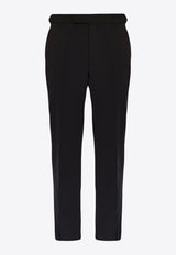 Tom Ford Wool Pleated Pants Black PLSS01 WES01-LB999