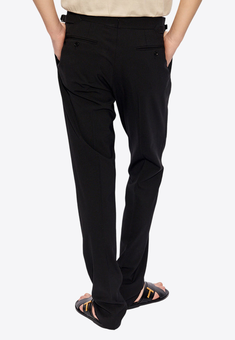 Tom Ford Wool Pleated Pants Black PLSS01 WES01-LB999