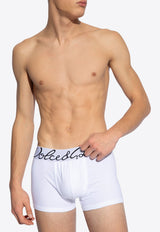 Dolce & Gabbana Logo Waistband Boxers White M4F34J ONP20-W0800