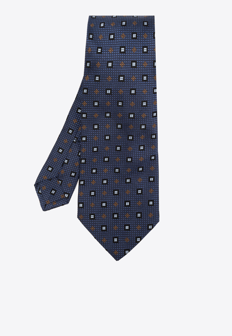 Etro Silk Patterned Tie Blue MASA0001 AQ003-S9885