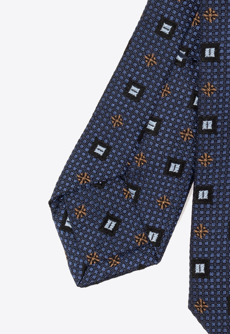 Etro Silk Patterned Tie Blue MASA0001 AQ003-S9885