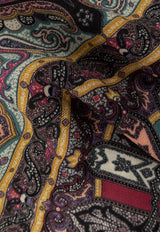 Etro Paisley Print Cashmere-Blend Scarf Multicolor WATA0005 AV261-S9000