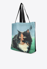 JW Anderson Cat Print Canvas Tote Bag Multicolor HB0498FA0406_540