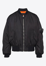 Prada Zip-Up Bomber Jacket Black SGB903S2221WQ8_F0002