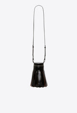 JW Anderson Tassel-Style Crossbody Bag in Calf Leather Black HB0644LA0340_999